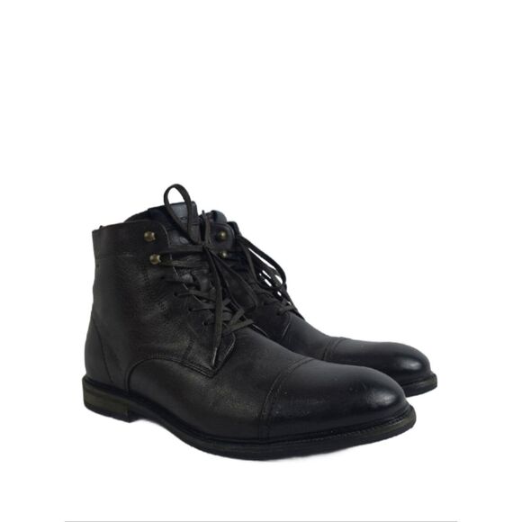 Ambitious Lace Up Leather Cap Toe Men\'s Ankle Boots Size EU 43. US 10 main image 15